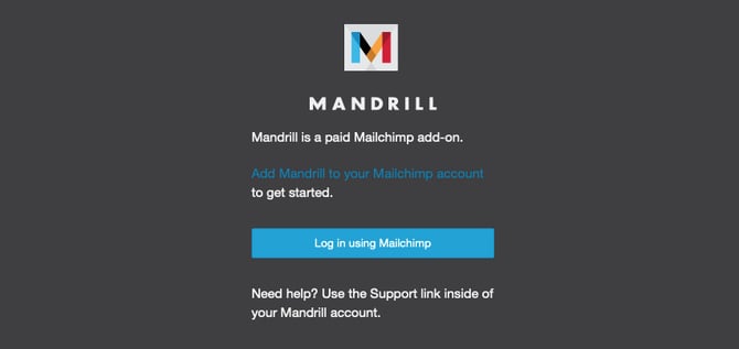 Récupérer la clé API Mandrill